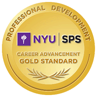 Career Advancement Gold - NYU SPS logo